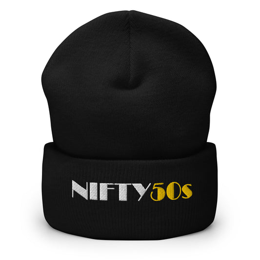 Nifty 50s- Cuffed Beanie